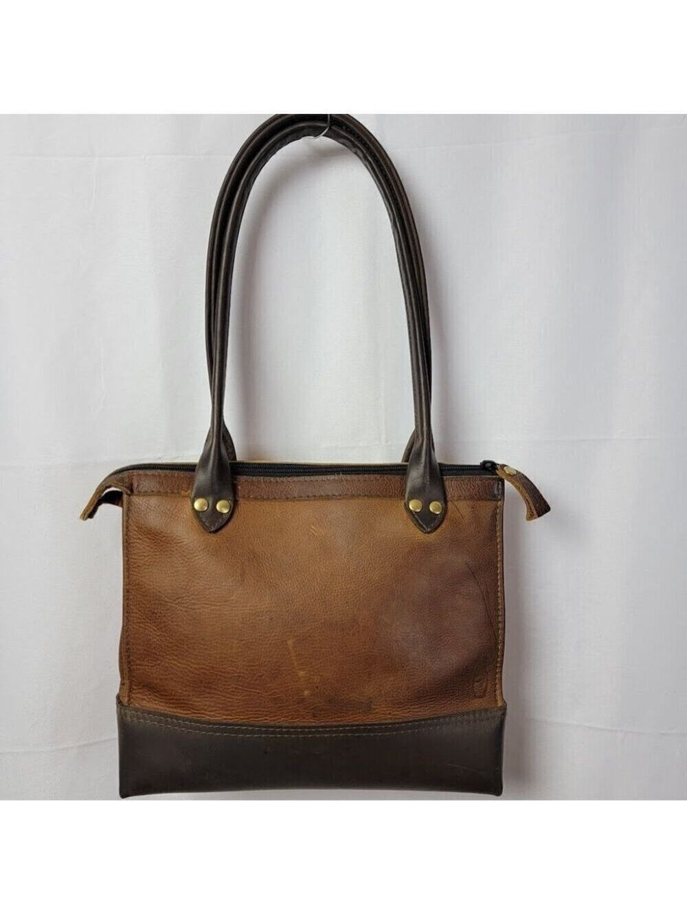 Open Hand Leather Goods Handmade Leather Tote - Gorgeous - Made to Last Lifetime - Picture 5 of 11